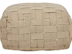 Beliani Pouf BODLA Materiale sintetico Beige