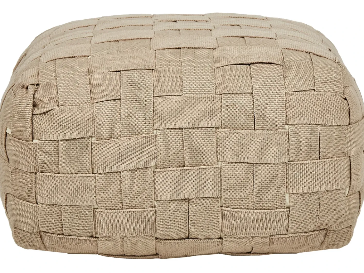 Beliani Pouf BODLA Materiale sintetico Beige
