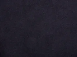 Beliani Pouf BRIGITTE Velluto Nero Argento Nero