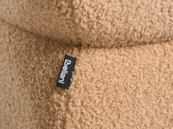 Discount Beliani Pouf CALIENTE Bouclé Beige