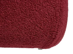 Online Beliani Pouf CALIENTE Bouclé scuro Rosso