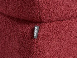 Online Beliani Pouf CALIENTE Bouclé scuro Rosso