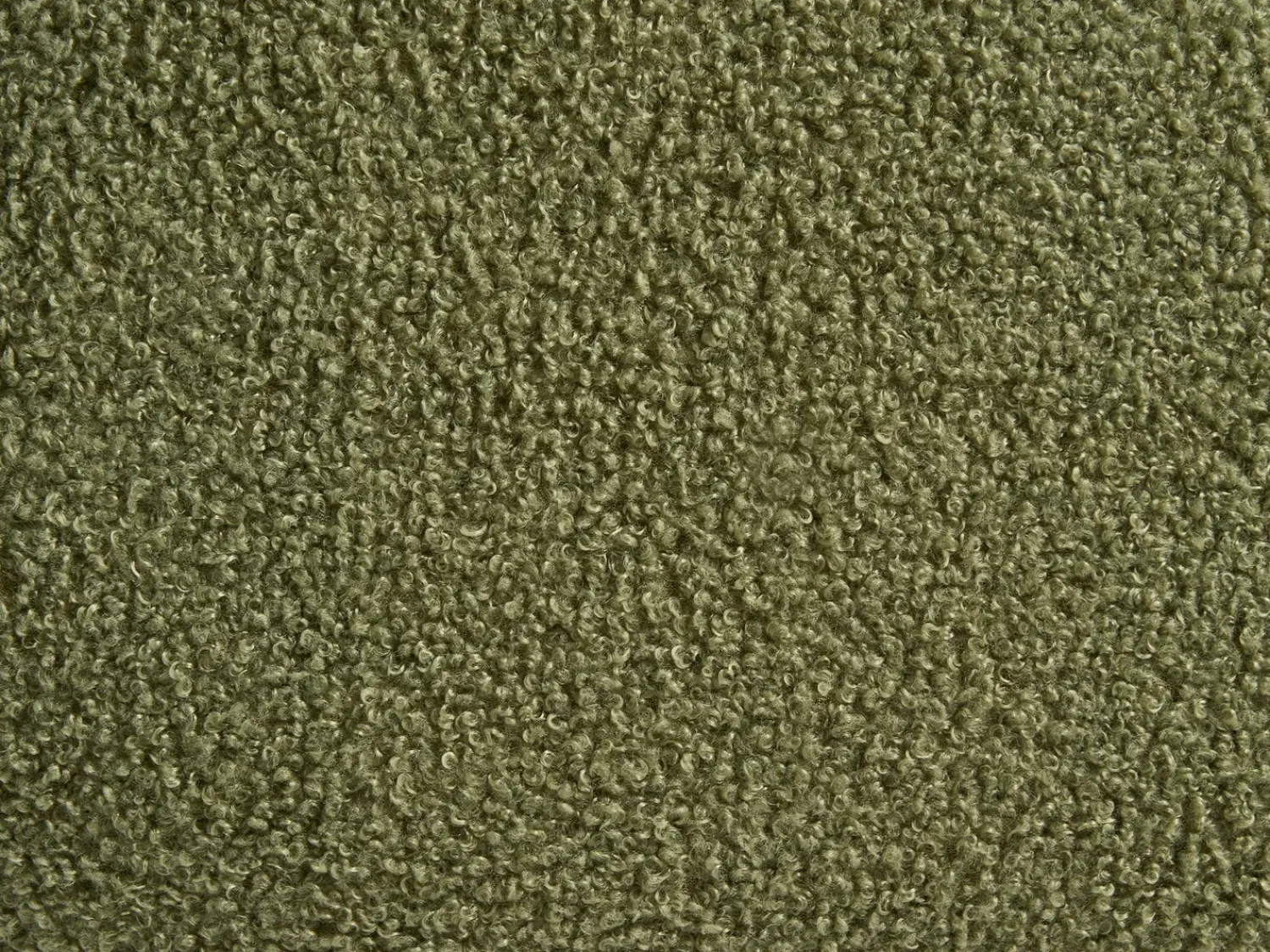 Hot Beliani Pouf CALIENTE Bouclé Verde