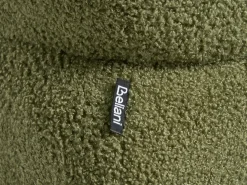 Hot Beliani Pouf CALIENTE Bouclé Verde