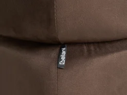 Hot Beliani Pouf CALIENTE Velluto scuro Marrone