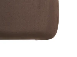 Hot Beliani Pouf CALIENTE Velluto scuro Marrone
