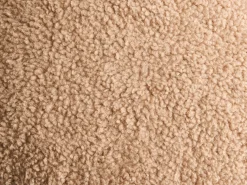 Hot Beliani Pouf CARRINGTON Bouclé Beige