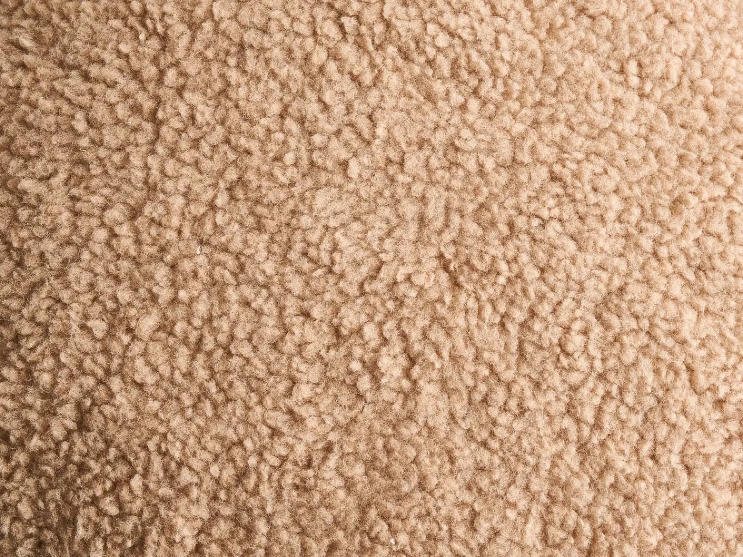 Hot Beliani Pouf CARRINGTON Bouclé Beige