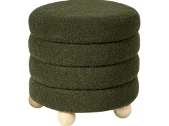 Sale Beliani Pouf CHILLY Bouclé Verde
