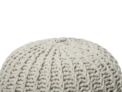 Online Beliani Pouf CONRAD Cotone Beige