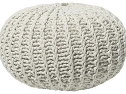 Online Beliani Pouf CONRAD Cotone Beige
