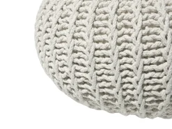 Online Beliani Pouf CONRAD Cotone Beige