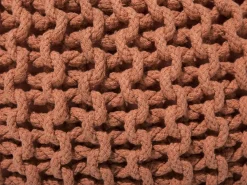 Best Beliani Pouf CONRAD Cotone Rame