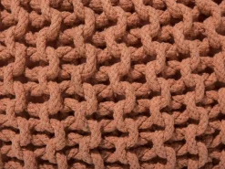 Sale Beliani Pouf CONRAD Cotone Rame Marrone