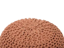 Sale Beliani Pouf CONRAD Cotone Rame Marrone