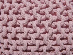 Sale Beliani Pouf CONRAD Cotone Rosa