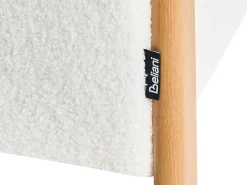 New Beliani EDLAND Bouclé 45 cm 43 cm Bianco Bianco Marrone