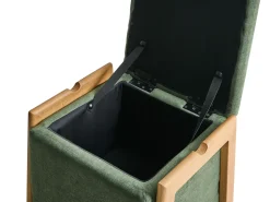 Online Beliani EDLAND Tessuto 45 cm 43 cm Verde Marrone Verde