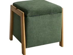 Online Beliani EDLAND Tessuto 45 cm 43 cm Verde Marrone Verde