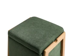Online Beliani EDLAND Tessuto 45 cm 43 cm Verde Marrone Verde