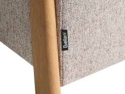 Hot Beliani EDLAND Tessuto 45 cm 43 cm Beige Beige Marrone