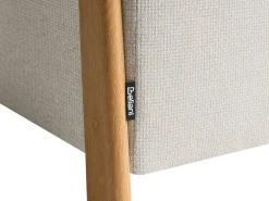 New Beliani EDLAND Tessuto 45 cm 43 cm Beige chiaro Beige Marrone