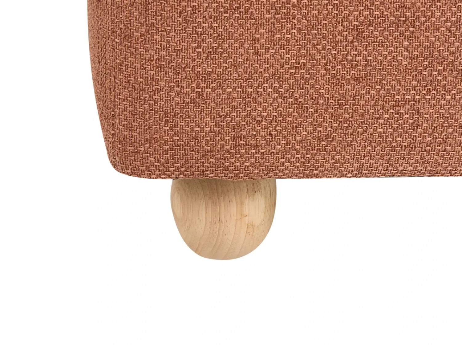 Outlet Beliani Pouf contenitore FERNDALE Tessuto dorato Marrone