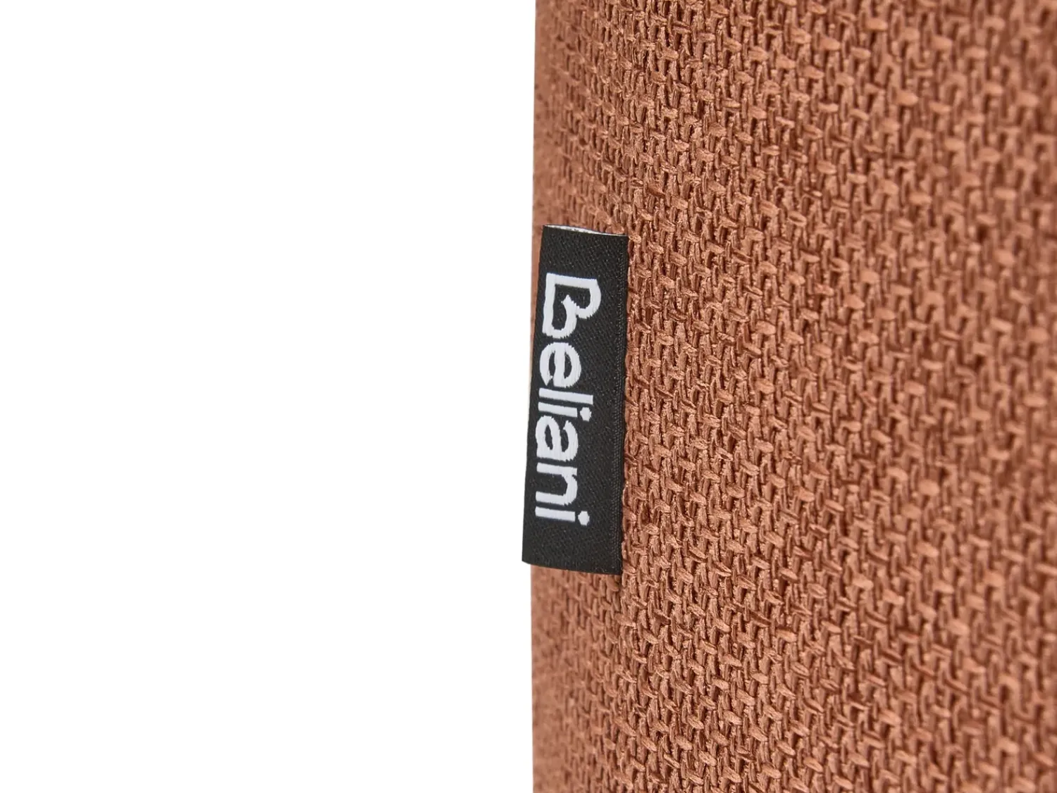 Outlet Beliani Pouf contenitore FERNDALE Tessuto dorato Marrone