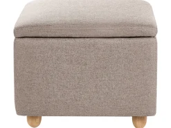Online Beliani Pouf contenitore FERNDALE Tessuto Beige