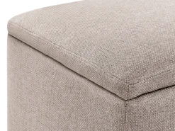 Online Beliani Pouf contenitore FERNDALE Tessuto Beige