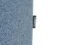 Sale Beliani Pouf contenitore FERNDALE Tessuto Blu Blu Marrone