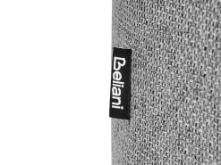 New Beliani Pouf contenitore FERNDALE Tessuto Grigio chiaro Grigio Marrone