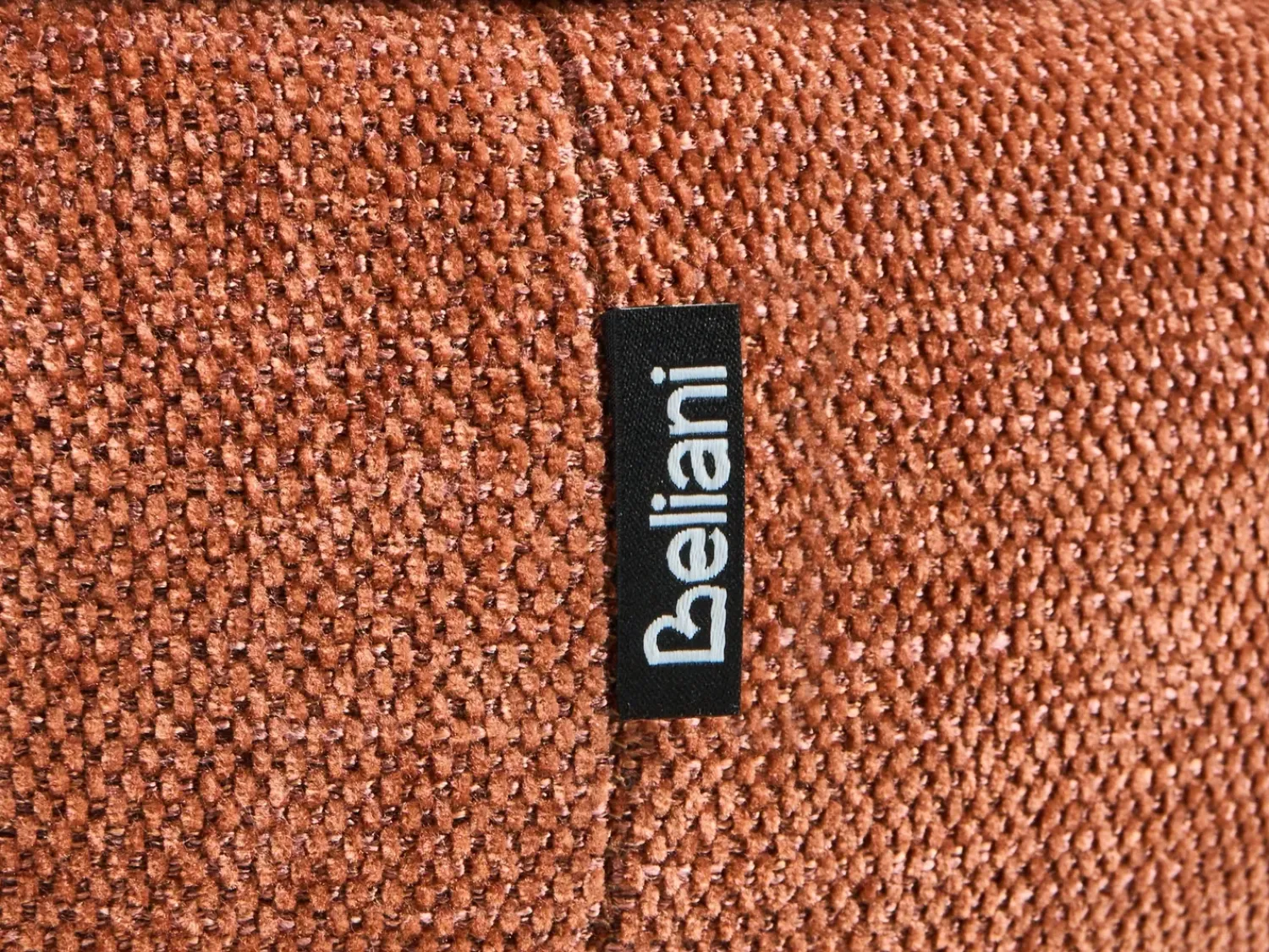 New Beliani Pouf contenitore HAWLEY Ciniglia dorato Marrone