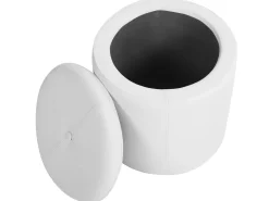 Sale Beliani Pouf contenitore MARYLAND Pelle sintetica Bianco