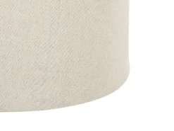 Outlet Beliani Pouf contenitore per bambini APACHE Lino sintetico Beige Beige Marrone Nero