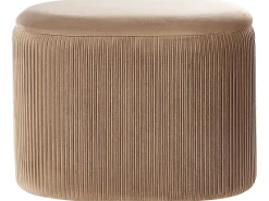 Best Beliani Pouf contenitore RICHLAND Velluto Beige