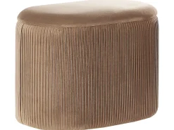 Best Beliani Pouf contenitore RICHLAND Velluto Beige