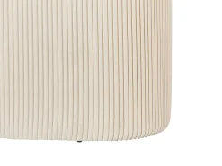 Outlet Beliani Pouf contenitore RICHLAND Velluto chiaro Beige