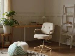 Clearance Beliani Pouf contenitore TUNICA Cotone Verde menta Bianco Verde