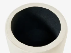 Best Beliani Pouf contenitore WENONA Velluto Beige chiaro Beige Nero