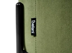 Discount Beliani Pouf contenitore WENONA Velluto Verde scuro Nero Verde