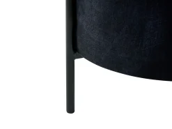 Outlet Beliani Pouf contenitore WENONA Velluto Nero