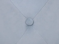 Online Beliani Pouf COROLLA Velluto chiaro Grigio