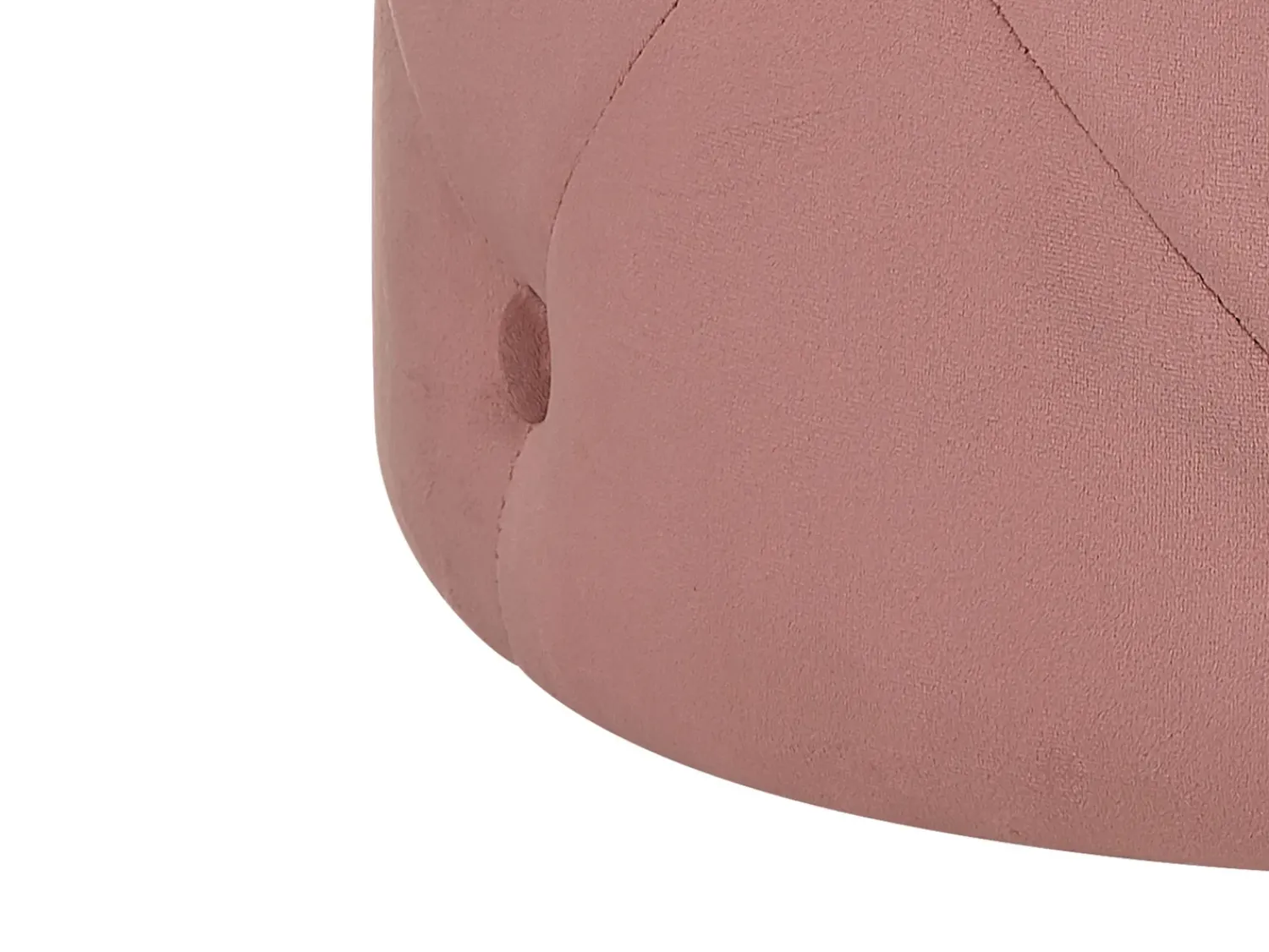 New Beliani Pouf COROLLA Velluto Rosa