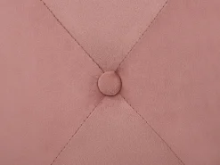 New Beliani Pouf COROLLA Velluto Rosa