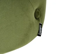Beliani Pouf COROLLA Velluto oliva Verde