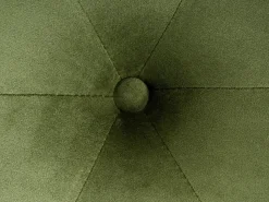Beliani Pouf COROLLA Velluto oliva Verde