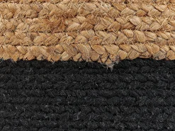 Sale Beliani Pouf DALAMA Iuta Nero Beige Nero