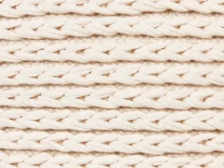 New Beliani Pouf DAMAN Cotone chiaro Beige