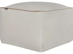 Outlet Beliani Pouf DAREYN Velluto chiaro Beige